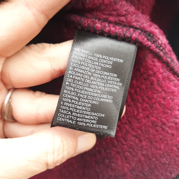 The North Face Crescent Plaid Hoodie Medium - Picture 8 of 8